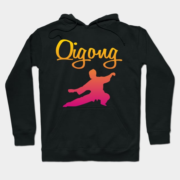 Qigong language Hoodie by FromBerlinGift